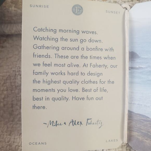 FAHERTY Women's June Lake Jacket Size Large Sand Dune Brown Textured Warm Belt - Picture 9 of 12